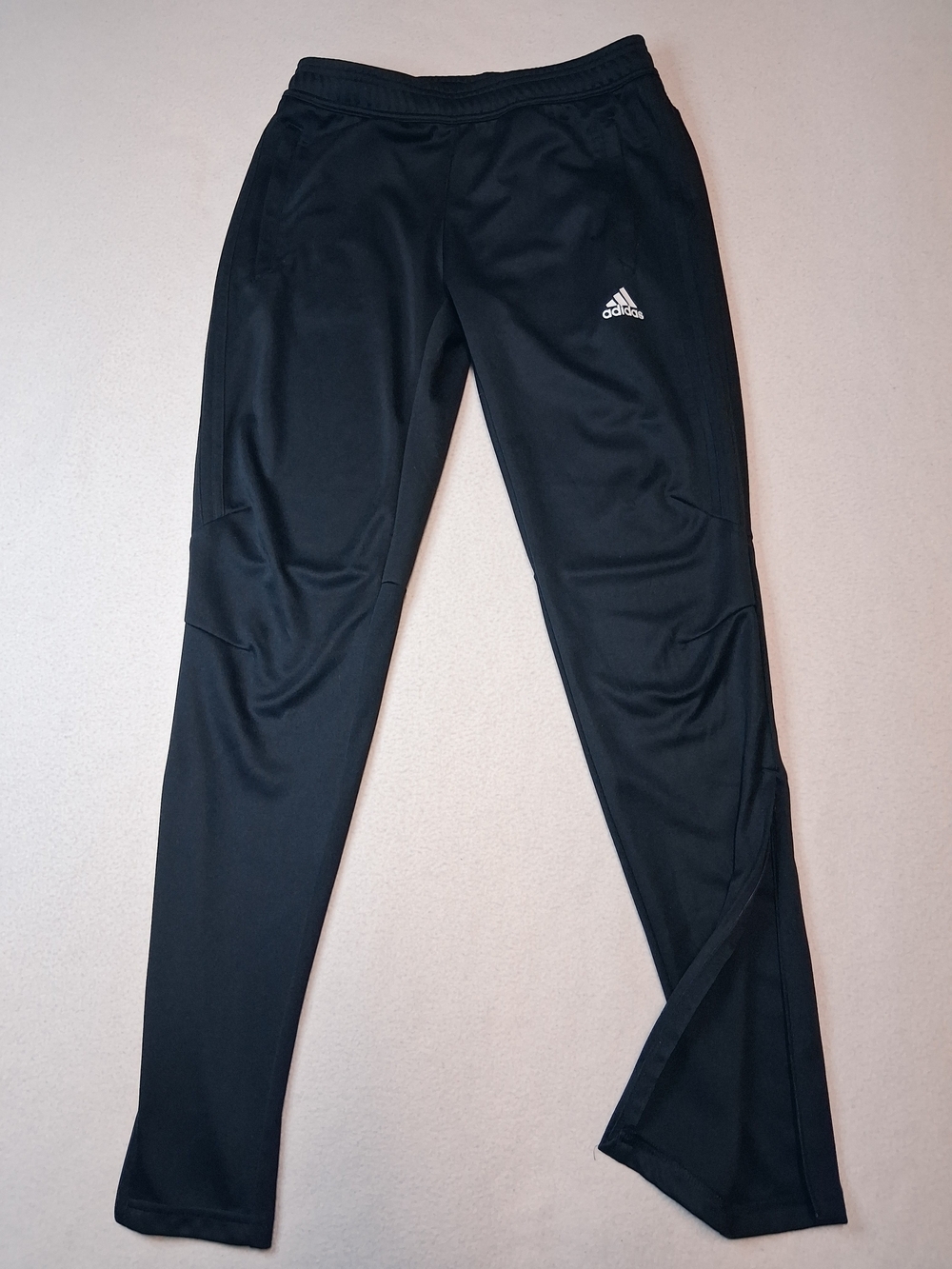 adidas Black Athletic Track Pants with Logo